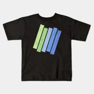 Northern Lights Stripes Vintage Kids T-Shirt